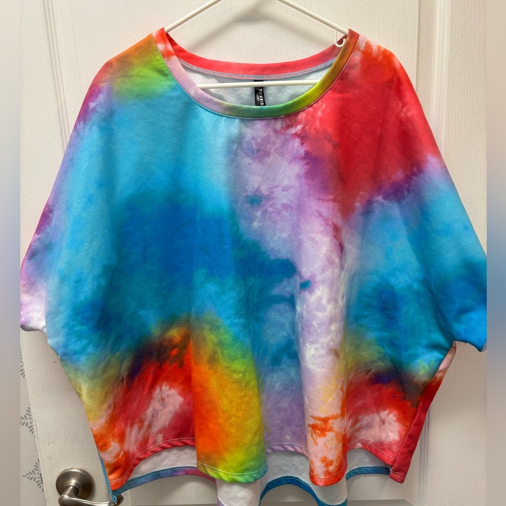 NWOT Torrid Size 3 Rainbow 🌈 Oversized Boxy Sleep Shirt